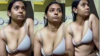 Sali strokes her brother-in-law’s cock in a homemade porn clip