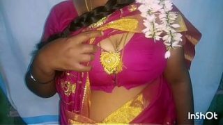 Busty Tamil housewife gets wild village fuck