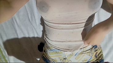 India bares her big tits and juicy pussy for all to see