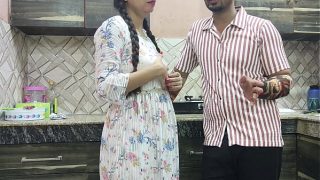 Desi Brother-in-Law and Sister-in-Law’s Raw Kitchen Fuck with Filthy Hindi Dirty Talk