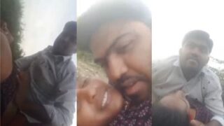Bihari couple gets wild fucking in open field, outdoor sex MMS leaked