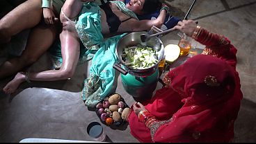XXX Kitchen hot step mom Indian desi step MOM in hindi fucking in kitchen