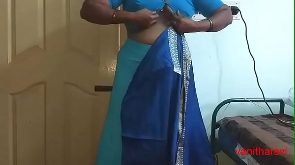 Hot Desi Indian Tamil, Telugu, Kannada, Malayalam, Kerala Aunties and Hindi Bhabhi—horny cheating wives like Vanitha in a saree, flaunting big tits and shaved pussy, changing dresses for a party while making a slutty video.