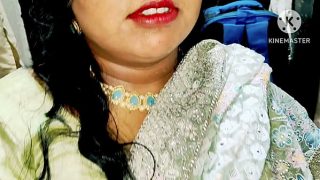 Bhabhi in desi wedding outfit getting fucked hard in Hindi