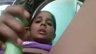 Indian brinjal used as a naughty sex toy for wild solo fun