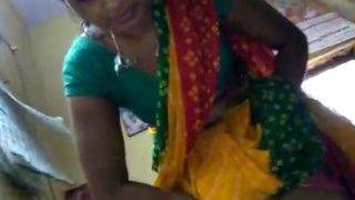 Village maid lifts saree and gets fucked raw