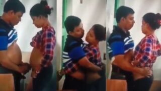 Working couple’s hot balcony fuck caught on hidden cam