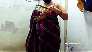 Indian Desi Bhabhi Fucking In A Steamy Hot Saree, Ready To Get Nasty And Wet.
