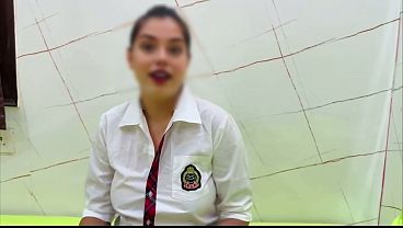Indian schoolgirl and desi teen getting raw fucked in Oyo hotel room