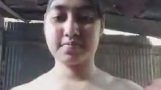 Check out this thick Indian local girl with huge tits