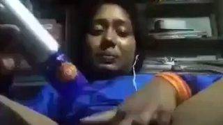 Crazy village girl touching herself hard